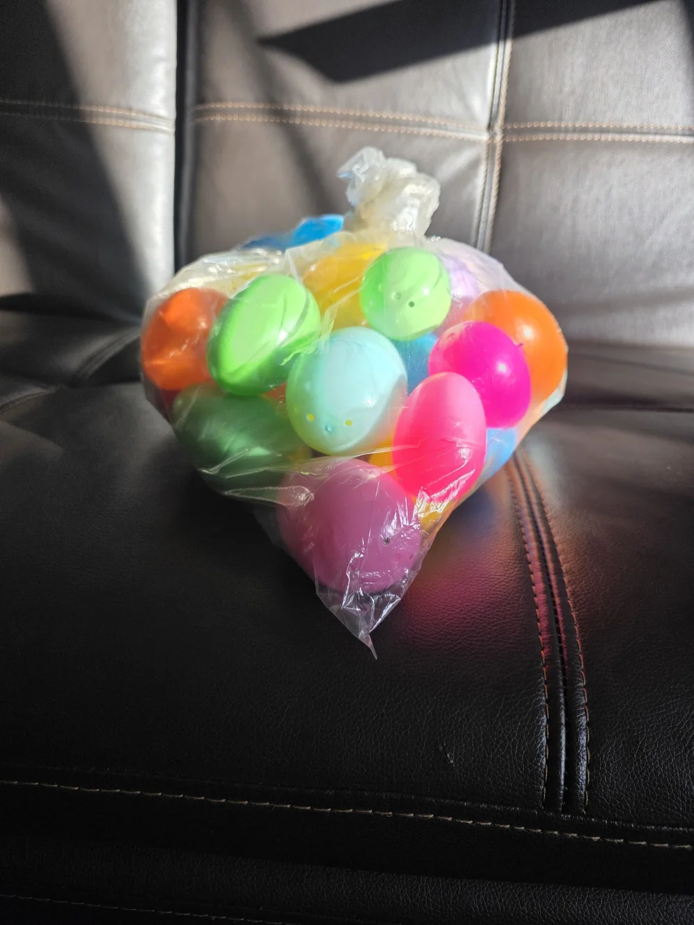 Assorted Plastic Party Eggs - Multicolor Decorative Fillers